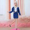 1 Set Fashion DIY Kids Gift Toy Girl Clothes Casual Wear Dolls Skirt Elegant Coat