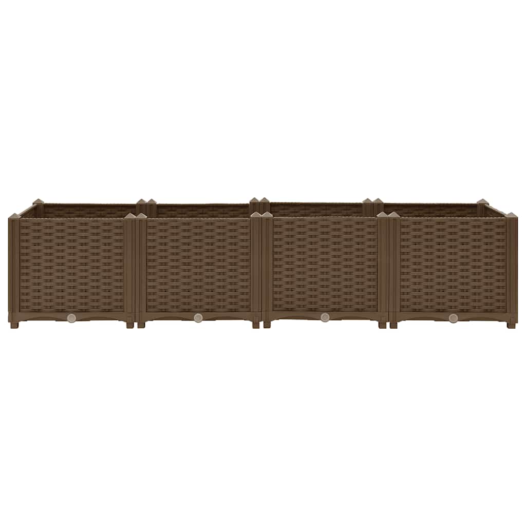 Raised Garden Bed 160 x 40 x 38 cm Polypropylene