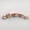 Miniature Wooden Train with Carriages Space-Saving Set