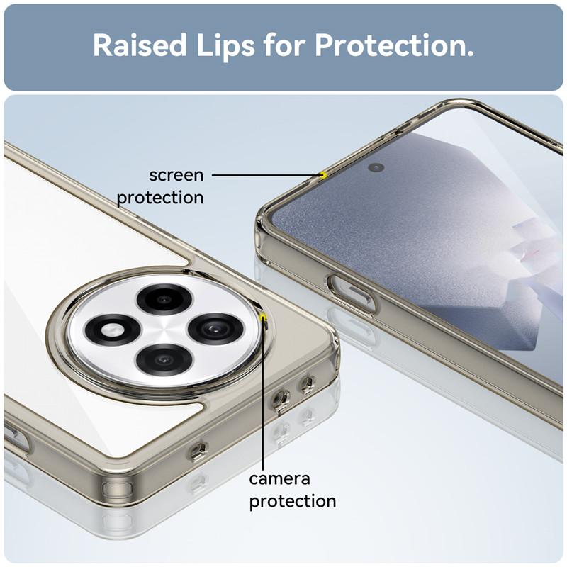 For Oneplus 13R Case Oneplus 13R Cover TPU Border Acrylic Backplane Bumper Shield Protective Phone Cases Oneplus Ace 5 Pro Funda