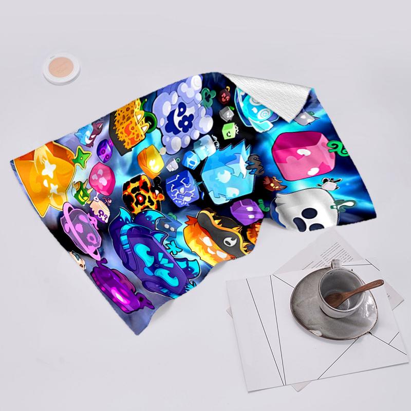 Beach Towel with Blox Fruits game Pattern - soft,absorbent,machine washable Lightweight&Modern,swimming,Travel Essentials