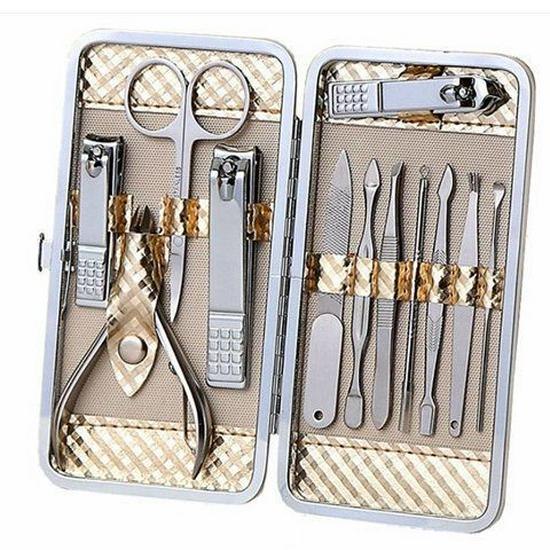 19-Piece Home Manicure & Pedicure Nail Clipper Set