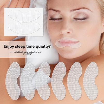 Neue Anti-Schnarch-Sticker sind weich und hautfreundlich, mikroporös und atmungsaktiv, verhindern das Öffnen des Mundes und das Schnarchen in der Nacht, Mundpflaster 30 Stück