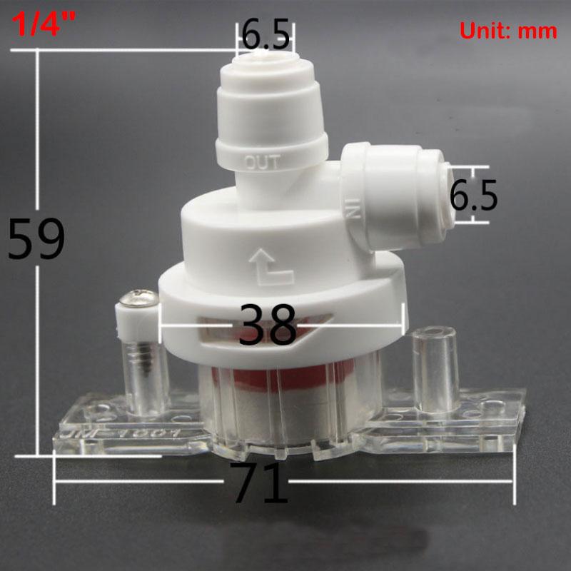 1/4" 3/8" Water Shut Off Valve Leakage Guard for RO Reverse Osmosis System Water Leakage Guard Valve