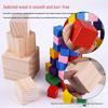 Cross-Border Pine Wood DIY Children's Model Cubes and Blocks