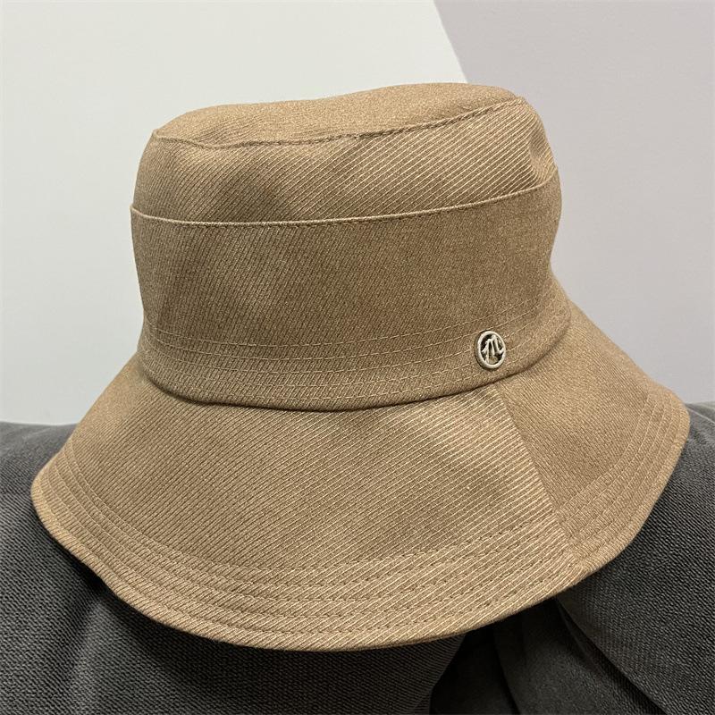 Fischerhut Kinder Frühling und Herbst Reise Temperament Sonnenhut Einfarbig M Standard vielseitiger Freizeit Beckenhut Wind