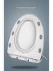 Smart U-Type Electric Heated Toilet Seat with Instant Heating and Adjustable Three-Level Temperature