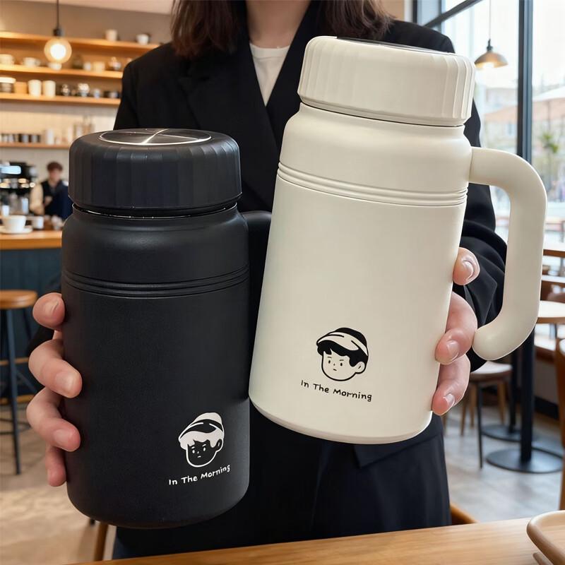 Hengmingtaihe 316 Stainless Steel Portable Insulated Tea Travel Mug 1000ml