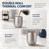 Insulated Camping Coffee Cup Lightweight Outdoor Drinkware Double-Wall Eggshell Tumbler  Home