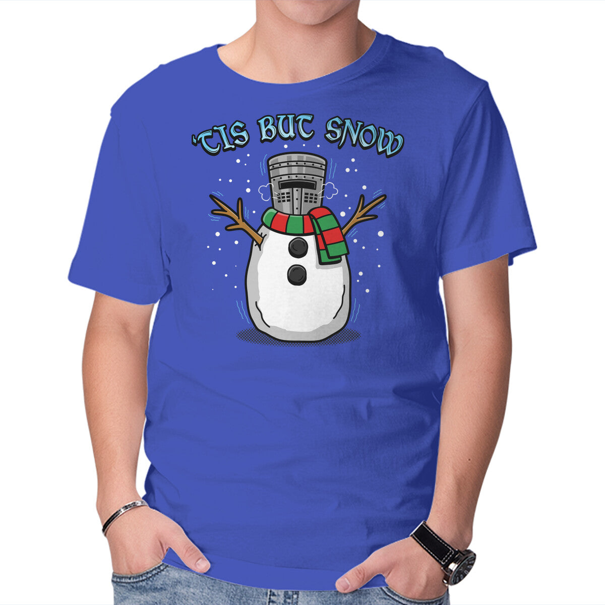 Unisex Crew Neck T-Shirt Tis But Snow Graphic Short Sleeve Casual Tee XXXL