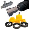 Pipe Thread Cutting Set for Electric Drills PVC Threader with Adjustable Die Sizes Plumbing Repair Professional Tools