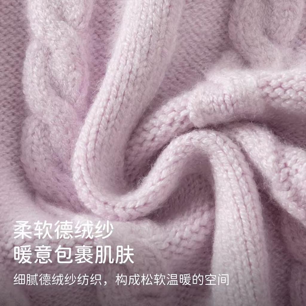 David Bella Girls' Sweater Spring Dress Children's Fake Two Piece Knitted Sweater Baby Pie Hoodie