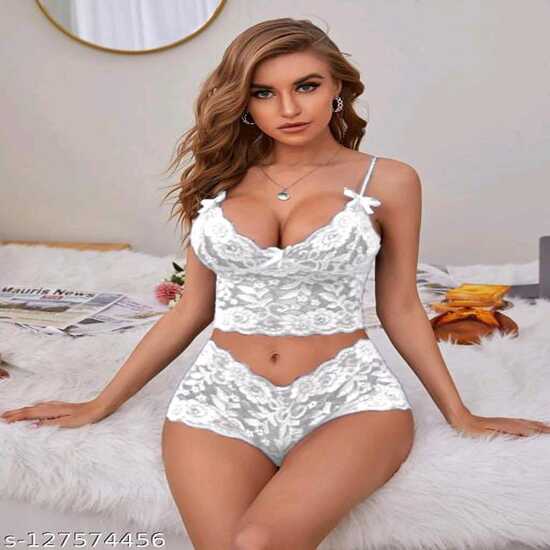 Ladysta Women Baby Doll Lingerie Nightwear Free Size