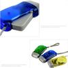 3LED Torch Light Hand Press Crank Camping Lamp Light  Outdoor  Hand Pressing Dynamo Crank Power Wind  Flashlight