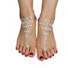 Women Stylish Bride Foot Chain Rhinestone Beach Ankle Chain Anklet Ornament Gift