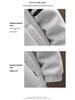 Men's Cotton-Padded Fleece Jacket for Autumn/Winter - Thick, Hong Kong Style for Teens, Boys, Junior & High School Students