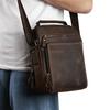 Men's Shoulder Leather Bag, Retro Crazy Horse Leather Messenger Bag, Casual Large-capacity Backpack, High-end Leather Men's Bag
