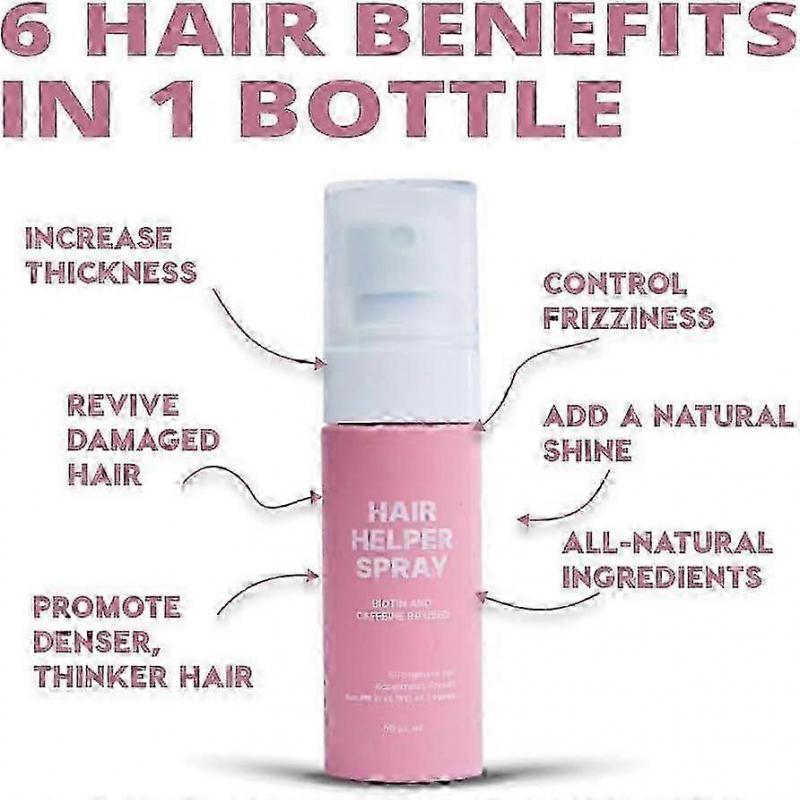 Haarhelfer-Spray, Haarhelfer-Wachstumsspray, Repariert natürlich dünner werdendes Haar, Lässt Haar wachsen und verdicken für spärliches Haar