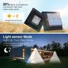 LED Solar Powered Gutter Light IP65 Rain Proof Dusk to Dawn Solar Gutter Light for Deck Fence Wall Stairs Yard Decor