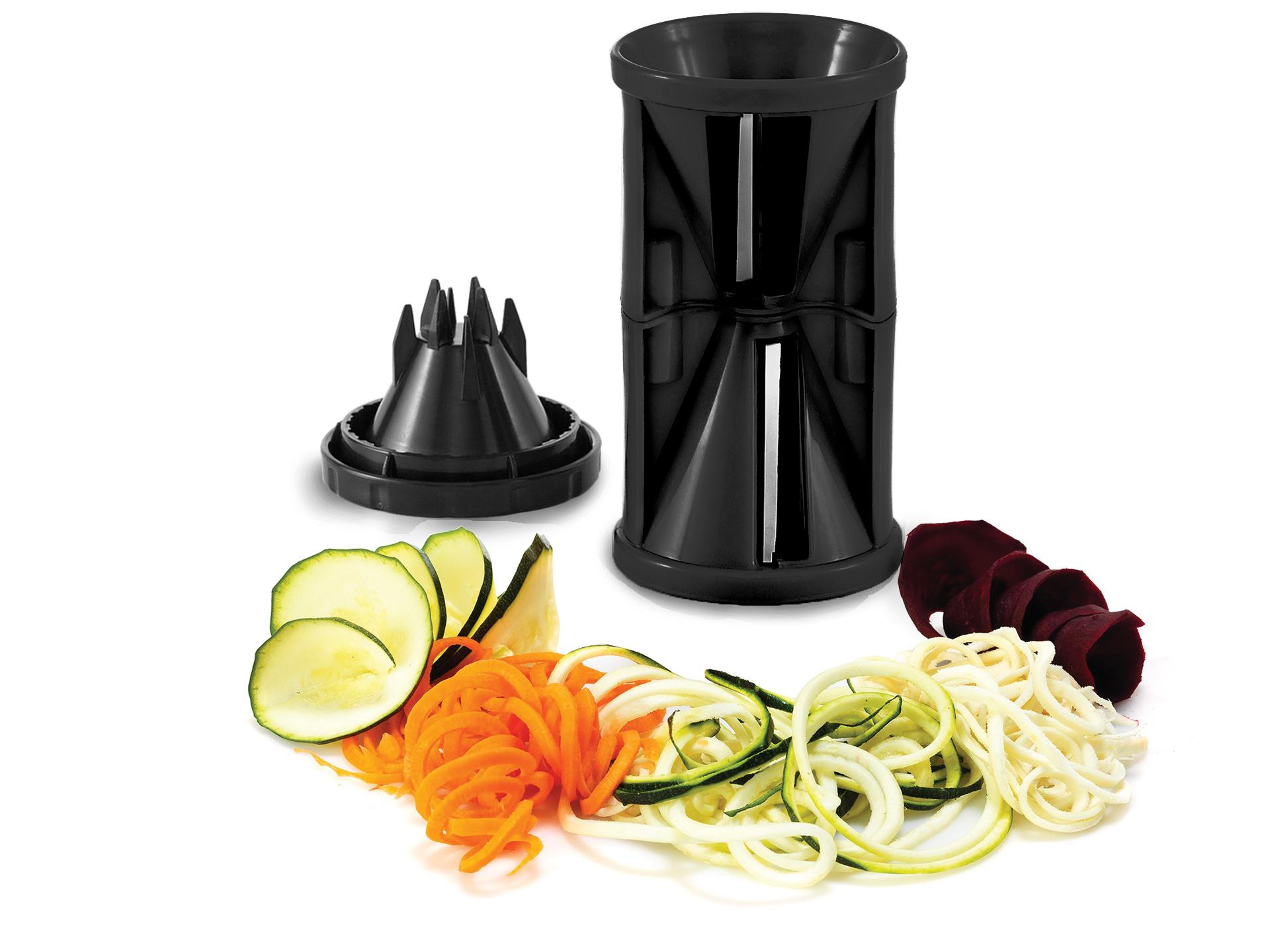 Manual Simple Kitchen Handheld Multi-Function Stainless Steel Blades Carrots Spiralizer Vegetable Spiral Slicer Cutter