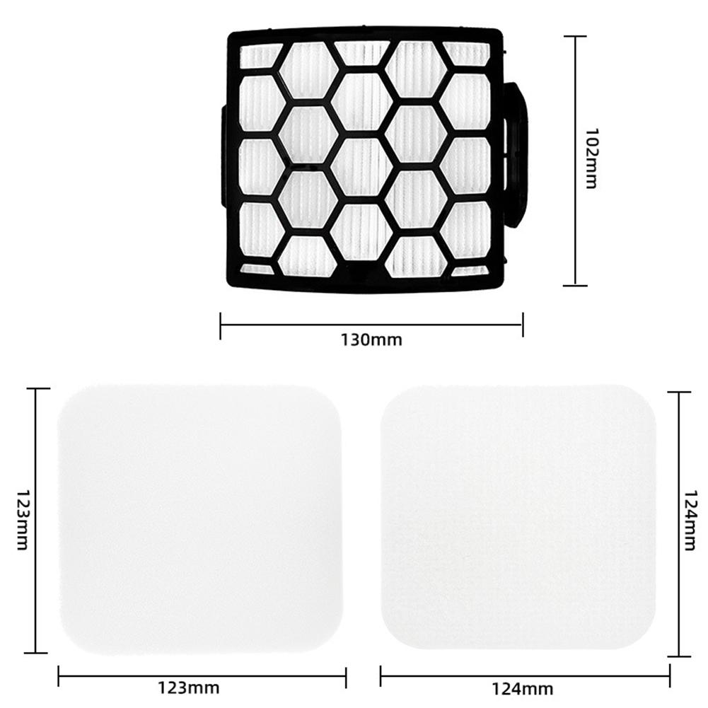 Aerodynamic Dust Filters Set Compatible With For Shark Vacuum Model LA481C New