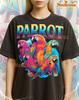 Parrot Bootleg Shirt, Vintage Bird Animal Nature Classic Wildlife Tee, 90s Retro Throwback, Parrot Sweater