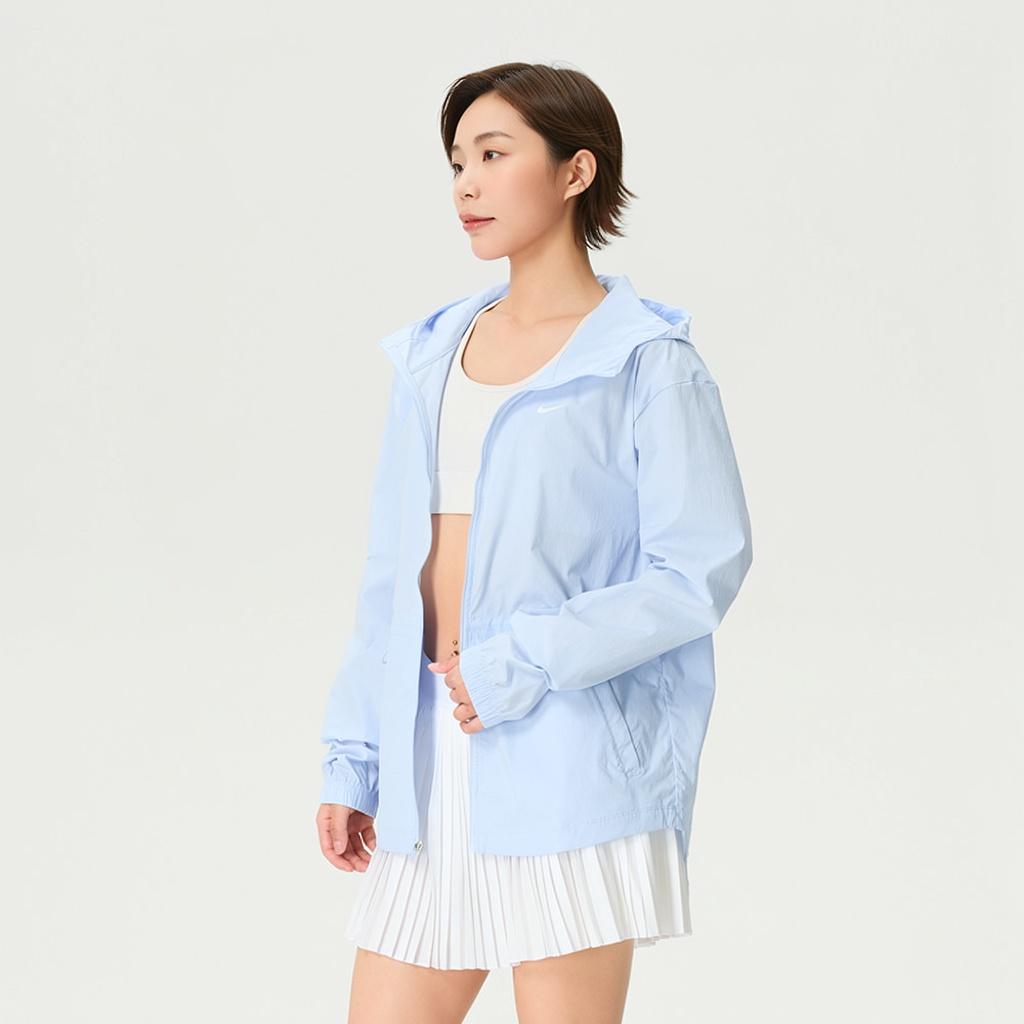Nike As W Nk One Uv Jacket Cpsl A Hooded Solid Color Comfortable Long Sleeve Jacket Women jackets IF1167-412