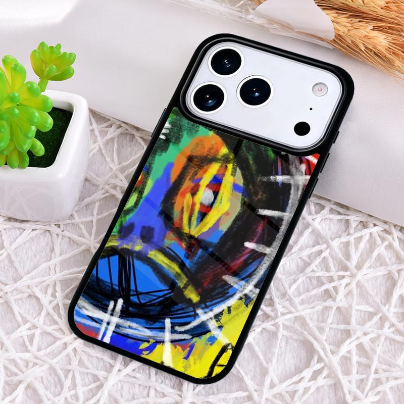Graffiti Phone Case for iPhone 17 Air 16 15 11 12 14 13 Pro Max Shockproof Cover