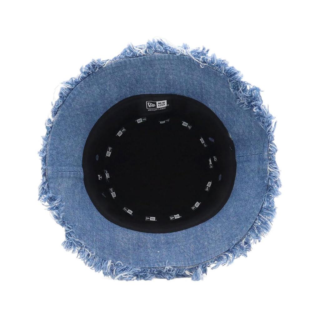 NEW ERA Bucket Hat Cut Off Handwritten Metal Logo Washed Denim M/L Bucket-01