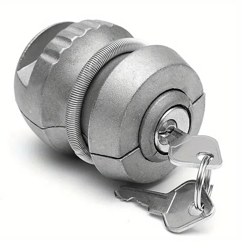 Car Trailer Lock Trailer Connector Ball Lock Durable Compact Traffic Equipment Trailer Lock Automobile Accessory серый