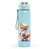 1PC Fox Inside Spread Eagle Wing Art Print 750ml Color Plastic Sports Water Bottle Leakproof Flip Straw Lid Suitable for Sports Office Home Use