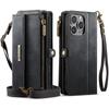 Suitable for iPhone 17 Flip Phone Case, Retro Wallet, S25 Phone Leather Case, Samsung A16 Card Slot Protective Case