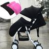 Kinderwagen Voetenzak - Stof Meerdere Kleuren Beschikbaar Alle Seizoenen Peuter Warme Gezellige Tenen Voor Buggy Voetenzak Stof, zwart