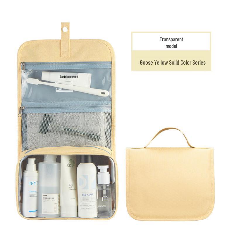 Men's Foldable Travel Toiletry Bag with Window