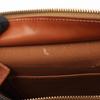 Used CELINE Macadam Handbag PVC Coated Canvas Leather Brown Used Women