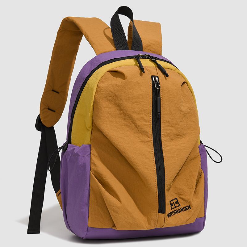 Small Ultralight Hiking Backpack with Multiple Pockets for Men Women Plaid Waterproof Casual Daypack for Adults Daytrip Hiking