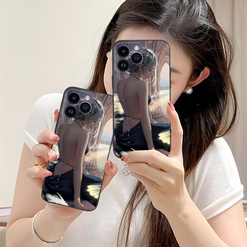 Anime Ghostblade Mobile Phone Case for iPhone 17 16 15 14 13 12 11 X XR XS 8 7 Air Pro Max Plus Mini Colorful Cover Cover Luxury