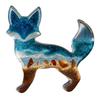 Pocket Hug Animal Acrylic Dachshund Cat Pocket Hug Token Beach-Inspired Fox Wolf Ornament Keepsake Gift for Loved Ones Friends