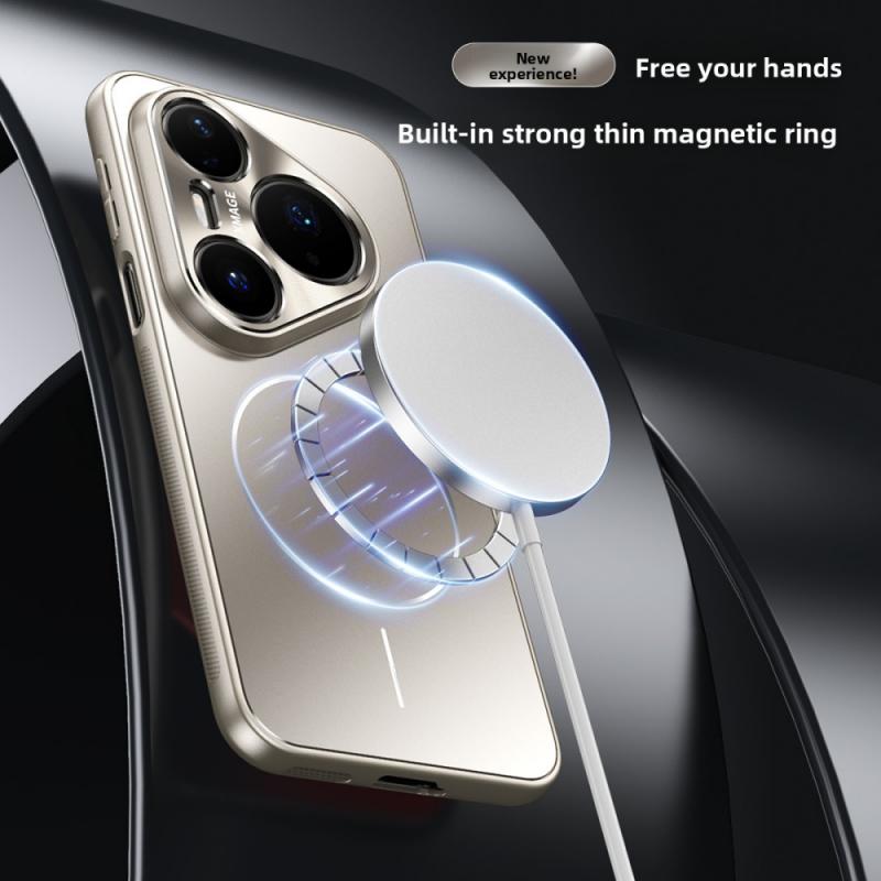 For Huawei Pura 80 Ultra Case Hard Matte Magsafe Wireless Charging Protective Back Cover For Huawei Pura 80 70 60 50 Pro Shell