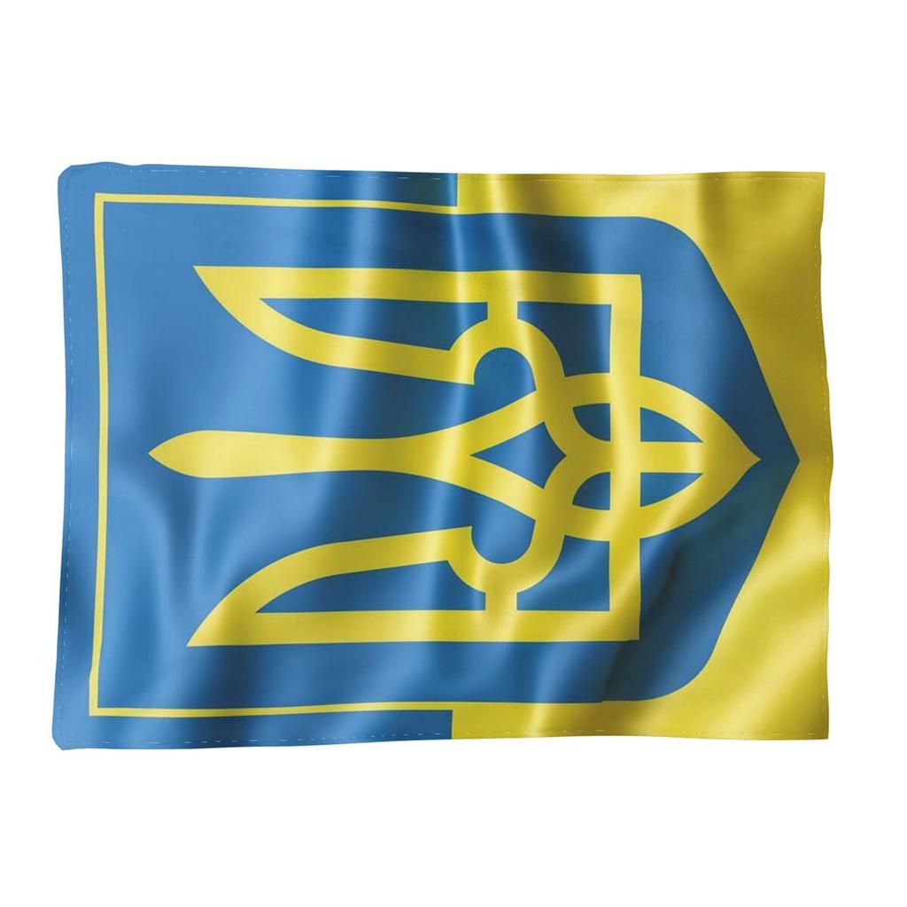 Flag Of Ukraine Blankets Soft Warm Flannel Throw Blanket Bedspread for Bed Living room Picnic Travel Home Couch