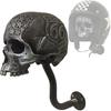 Motorcycle Skull Helmet Holder Wall Mount, Multi-uses Removable Skull/beard Helmet Rack, Resin Crafts Helmet Stand Fk