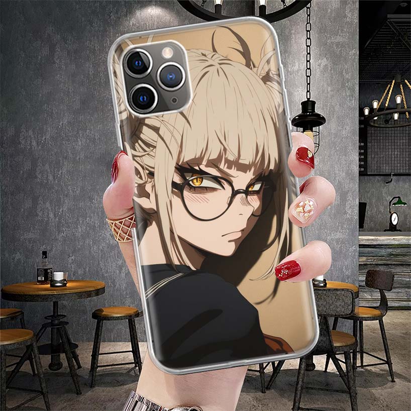 Himiko Toga My Hero Fashion Soft Phone Case For IPhone 11 17 Air 16E 16 Pro Max 15 + 14 Plus 13 Mini 12 Apple 7 SE 8 Fundas Coqu