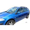 Air Deflectors - J&J AUTOMOTIVE - Renault Megane 2 Estate - Smoked - Reinforced Acrylic - Easy Installation