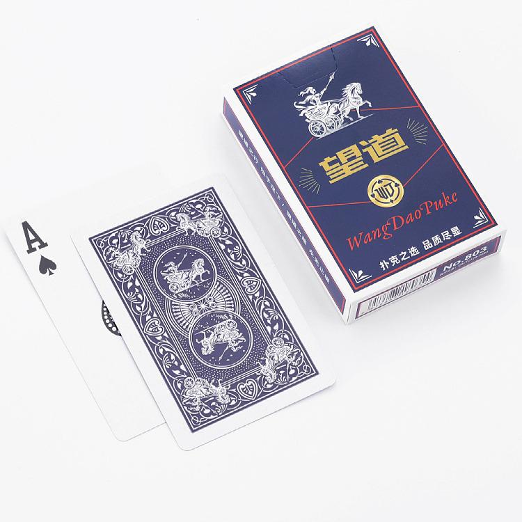 Wangdao 803 Durable Poker Cards: Thickened Decks for Home & Card Rooms, 100-Pack