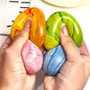 Neues trendiges buntes Rhyolith-Ei Teigbällchen Ostern Tragbares Stressabbau-Spielzeug Dehnbarer Stressball Lustiges Spielzeug Geschenk