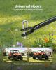 Tow Behind Broadcast Spreader, 130LBS Capacity, Tow/Push Garden Spreader with 13 In Tires, 30 Adjustable Setting & 9.8 Ft Spreading Width, Lawn
