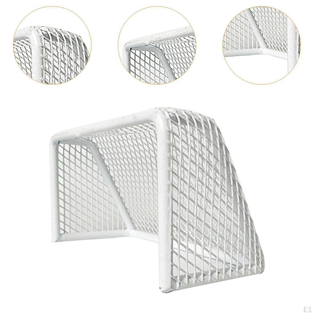 Mini Fußballrahmen Tankdekoration Handwerk zum Spielen Unterwasser Ornament Kunstwerk Modernes Aquarium