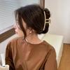 Elegant Large Shark Hair Clip for Women - Perfect Summer Updo Accessory