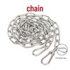 304 Stainless Steel Safety Chain with Spring Buckle