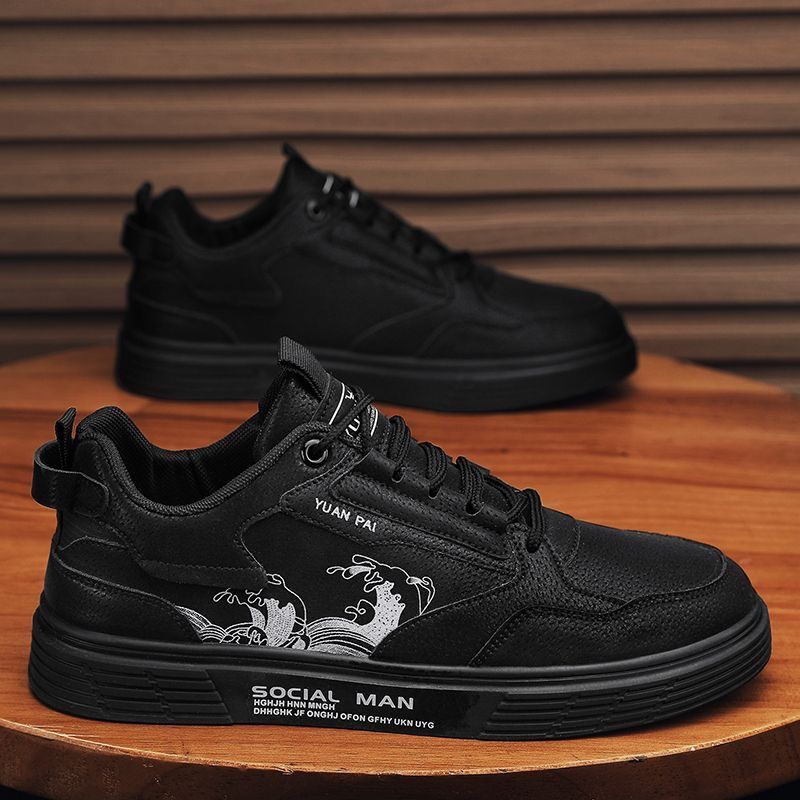 

2024 модные высококачественные низкие кроссовки для скейтбординга, молодежные кроссовки на плоской подошве со шнуровкой, популярные модные кроссовки 39 чёрный